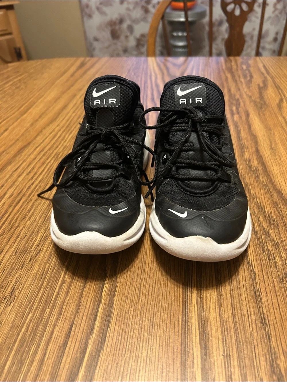 Nike Kids Black and White Air Sneakers